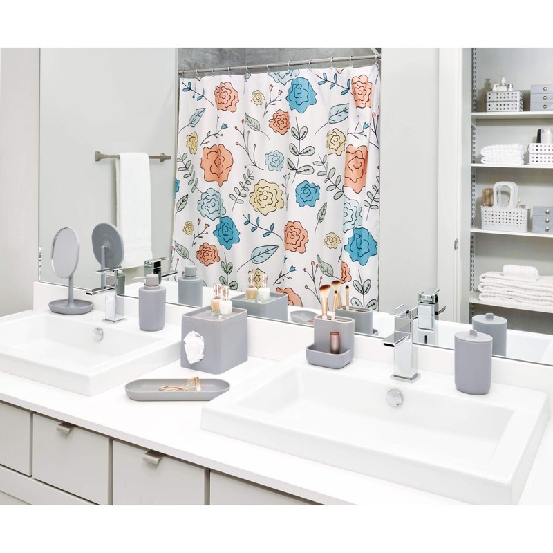 iDesign Cade Facial Tissue Box Cover, Boutique Box Bathroom Holder
