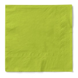 Tissue Napkin 3-Ply Absorbent Ideal for Parties Festivals and Catering 33 x 33 cm Pack of 100 Kiwi