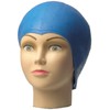 Comair 3040025 Strähnenhaube mit Lochstanzung, blau