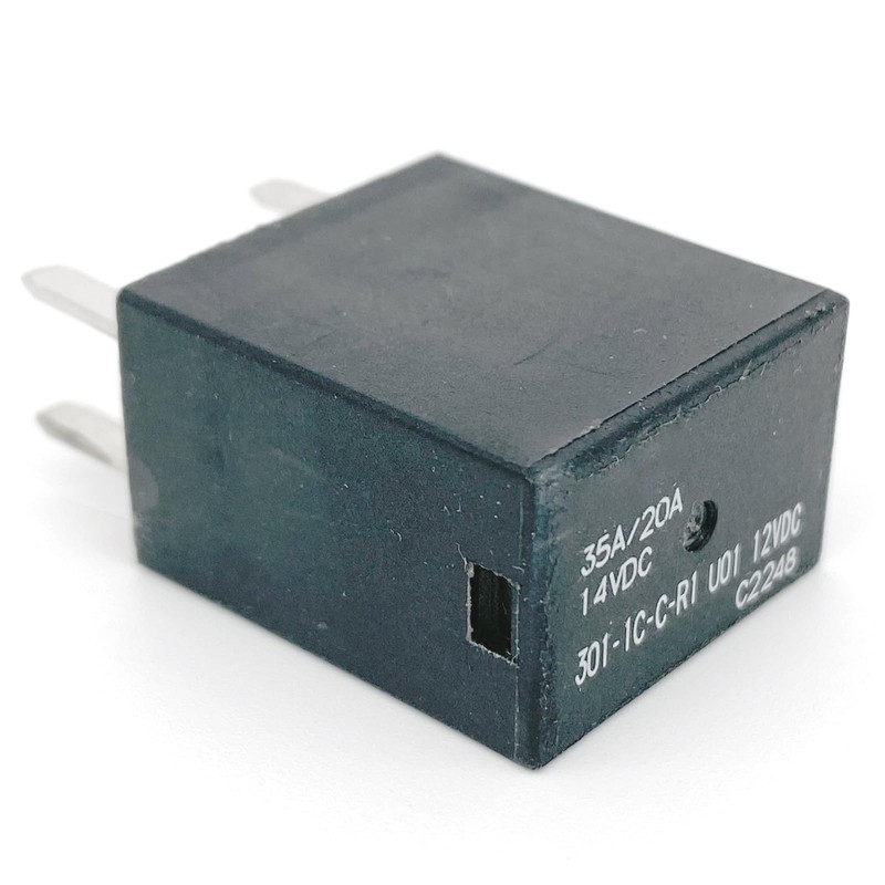 3-Pack 301-1C-C-R1 U01 Relay - 35A/20A 12VDC 5-Pin SPDT Automotive