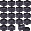 DICOSMETIC 20Pcs Plastic Furniture Risers Adjustable Bed Risers Hight 1.36"