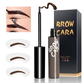 Tattoo Eyebrow Gel Peel Off Waterproof Brow Gel for Women (Gray Brown)