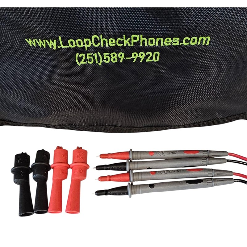 Loop Check Phones Electrician Continuity Test Phone Set TE002-RM with