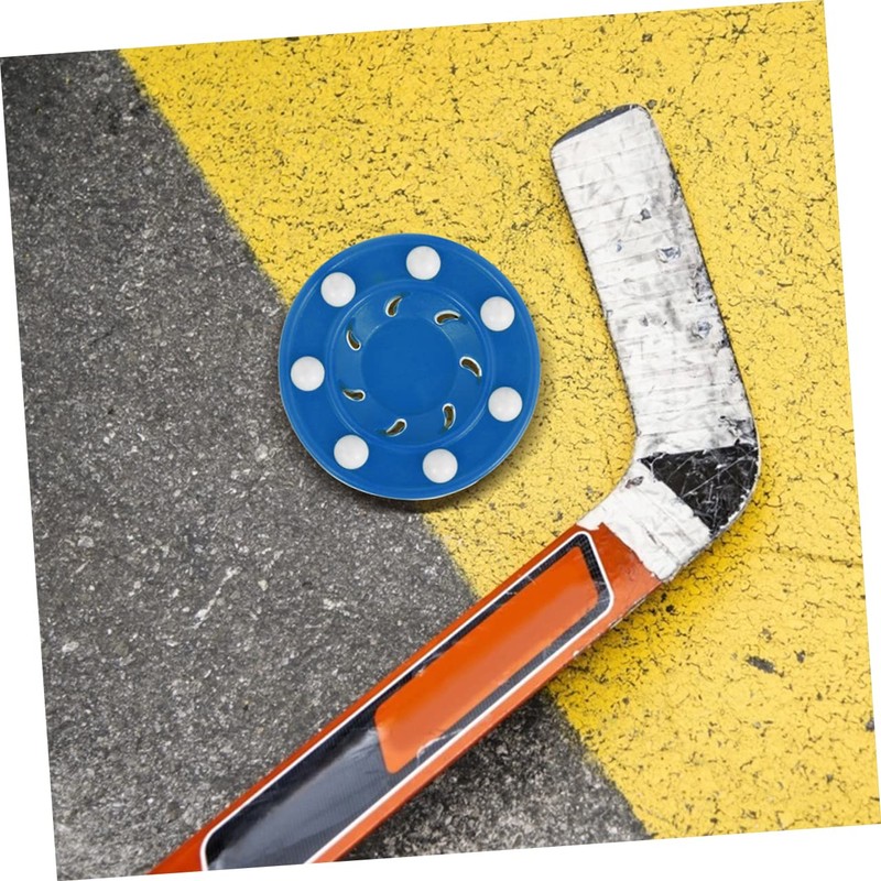 ibasenice 2Pcs Roller Hockey Pucks for Street Hockey Professional Grade