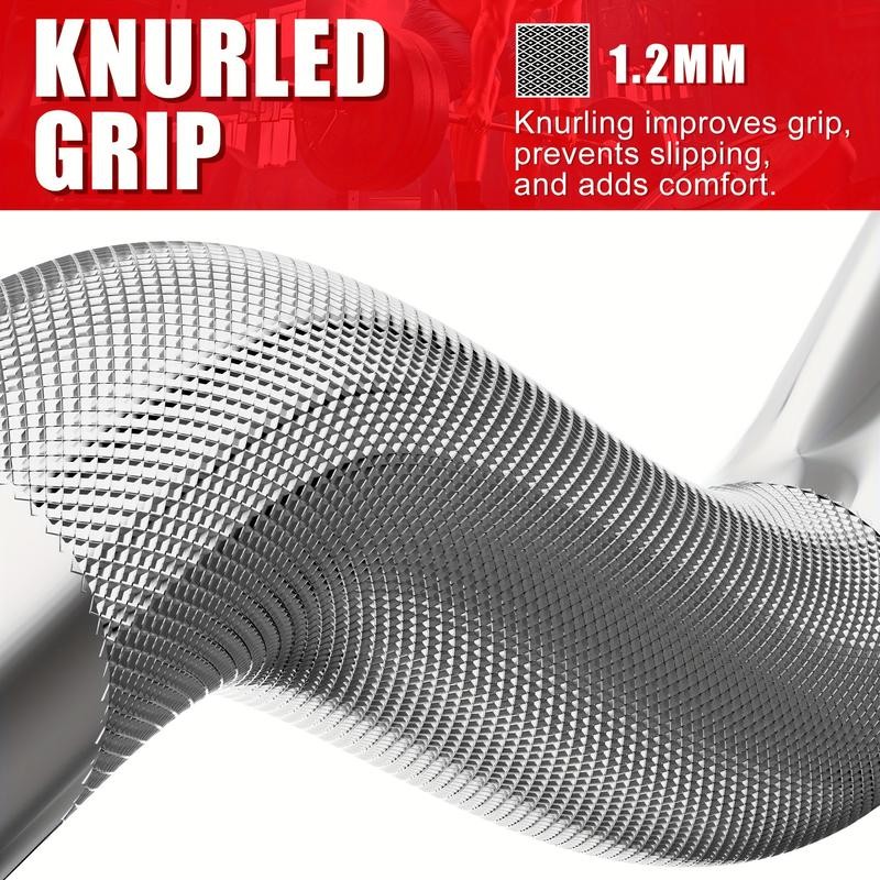 Curl Barbell Bar, For Strength Training, Weightlifting, Hip Thrusts, Squats