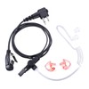 COMMIXC Walkie Talkie Earpiece, 2.5mm/3.5mm 2-Pin Covert Air Acoustic Tube