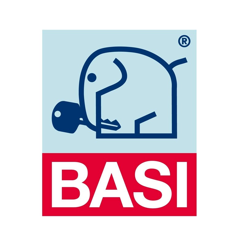 2 x BASI Keyhole Locks SS12 for Deadlock Room Doors