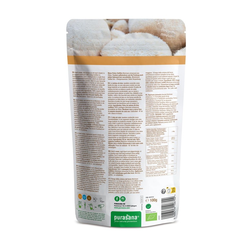Lion's Mane I Mushroom Powder I Organic I 100 g
