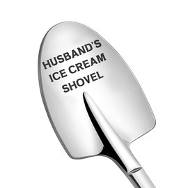 Husband Birthday Valentine Gifts from Wife Husband's Ice Cream Shovel for Husband Hubby Valentines Day Gifts for Him Husband Anniversary Retirement Gifts for Hubby Him Husband Ice Cream Lovers Spoon
