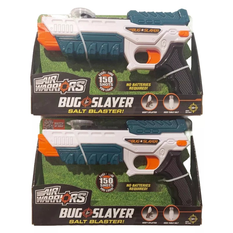 Buzzbee Toys Salt Blaster Bug Slayer 2-Pack of Salt Blaster