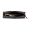 Londo Genuine Leather Zipper Pen, Pencil & Cosmetic Case (One