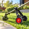 String Trimmer Wheel Attachment for Lawn Edging – Adjustable Dual-Wheel