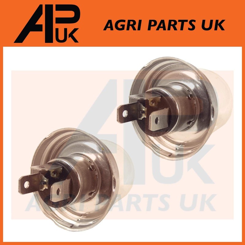 APUK Pair of Headlight Lamp Bulbs 12V Replacement for Ferguson
