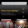 Wireless Motion Sensor Cabinet Lights 10-LED USB Rechargeable Closet Lights