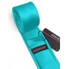 HISDERN Men's Tie Slim Plain Silk Ties for Men Classic