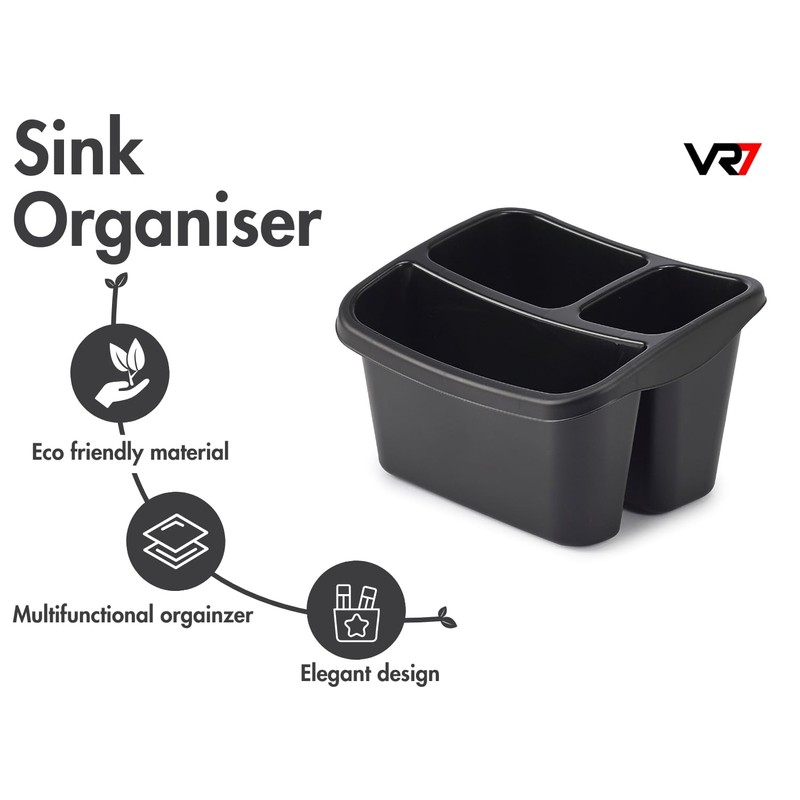 VR7 Sink Organiser Kitchen Sink Cleaning Caddy Organiser Washing up