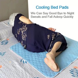 2PCS Reusable Underpads Large 34" x 36", Upgrade Cooling Waterproof Bed Pads with Heavy Absorbent, Washable for Incontinent, Potty Training, for Adult, Kids, Dogs