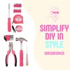 24pc Pink Tool Kit for Women – Mini DIY Household