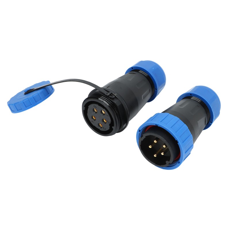 Waterproof Plug Socket Connector 380V 45A Welding Free Female Male