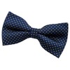 Retreez Men Modern Mini Polka Dots Woven Microfiber Pre-tied Bow