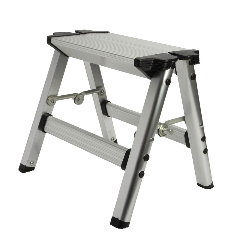 Quick Products QP-FOSS Slim-Profile Easy Folding One-Step Stool - 200
