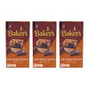 Baker's Unsweetened Baking Chocolate Bar, 4 Oz (Pack of 3)