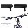 1 Pair Bike Rearview Mirror Plastic Handle Foldable 360 Degree