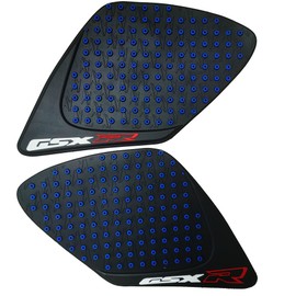 Blue Gas Fuel Tank Pad Traction Side Fuel Knee Grip Decal Compatible with Suzuki GSXR 1000 2007 2008 Gixxer
