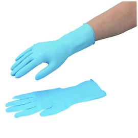 As One Sunny Foods Nitrile Gloves, Long, S, Pack of 100 /3-4497-03