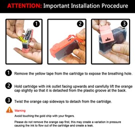 PerfectPrint Compatible Ink Cartridge Replacement for HP Photosmart 7510 7520 B8550 B8553 C5380 C5383 C5390 C6300 C6380 D5460 D5463 D5468 D7560 364XL (Black/Photo-Black/Cyan/Magenta/Yellow, 5-pack)