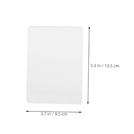 DOITOOL 100 Sheets Photo Laminating Film Pouches Clear PVC Thermal Laminating Sheets for Id Cards Business Cards Photos Documents Dirt Fade Resistant