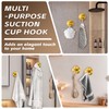 Supopular Reusable Heavy Duty Suction Cup Hooks for Kitchen/Bathroom/Shower -