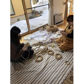 Usui Agricultural and Livestock (Manufactured in-house), Niigata Straw Trivet, Diameter 5.9 inches (150 mm), Straw Trivet, Straw Rope Trivet, Scandinavian Style, Interior Goods, Kitchen Miscellaneous