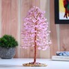 Rose Quartz Gemstone Tree of Life- Natural Reiki Crystals Gemstone