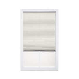 DEZ FURNISHINGS Cordless 1" Light Filtering Cellular Shade, 45.5"W x 72"H, Cream