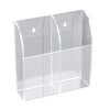 Nikou Transparent Acrylic Remote Control Storage Box Wall Hanging Makeup