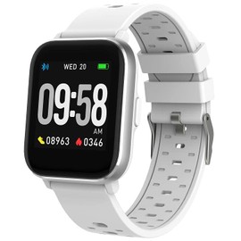 Denver SW-164 Bluetooth Waterproof Smart Watch - Body Temp, Blood Oxygen, Heart Rate, Sleep Monitor - Sports Activity Tracker - iOS and Android (UK Version)