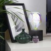 Cube table lamp in black metal, E27 base compatible, IP20,