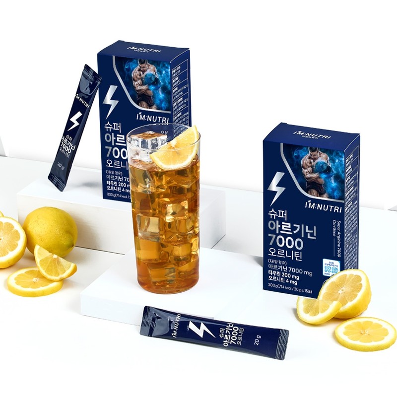 I'm Nutri Super Arginine 7000 Ornithine Lemon Flavor Liquid Stick