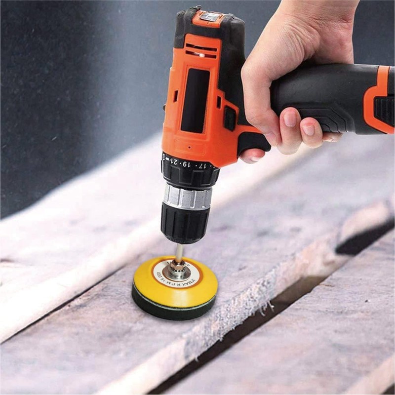 WBway 3.0 inch (75 mm) Sanding Pad [With Adaptor for