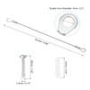 PATIKIL Cabinet Door Restraint Kit 2mm x 20cm, 4 Pack