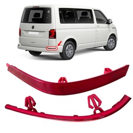 Pinochukka Rear Right Bumper Reflector Marker Compatible with VW TRANSPORTER CALIFORNIA MULTIVAN T6 [2015 ON] 7E0945106E, 7E0945106D