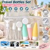 Refillable Travel Bottles for Toiletry Storage – Portable Liquid Containers