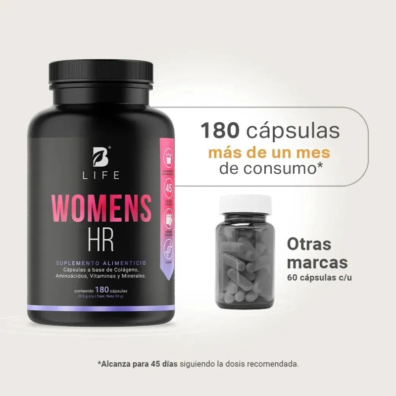 Suplemento Cápsula Life Suplementos Fitness Deportivos Colágeno Womens 156g