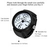 JewelryWe Women's Ring Watch Finger Watch Analogue Quartz Watch Elastic