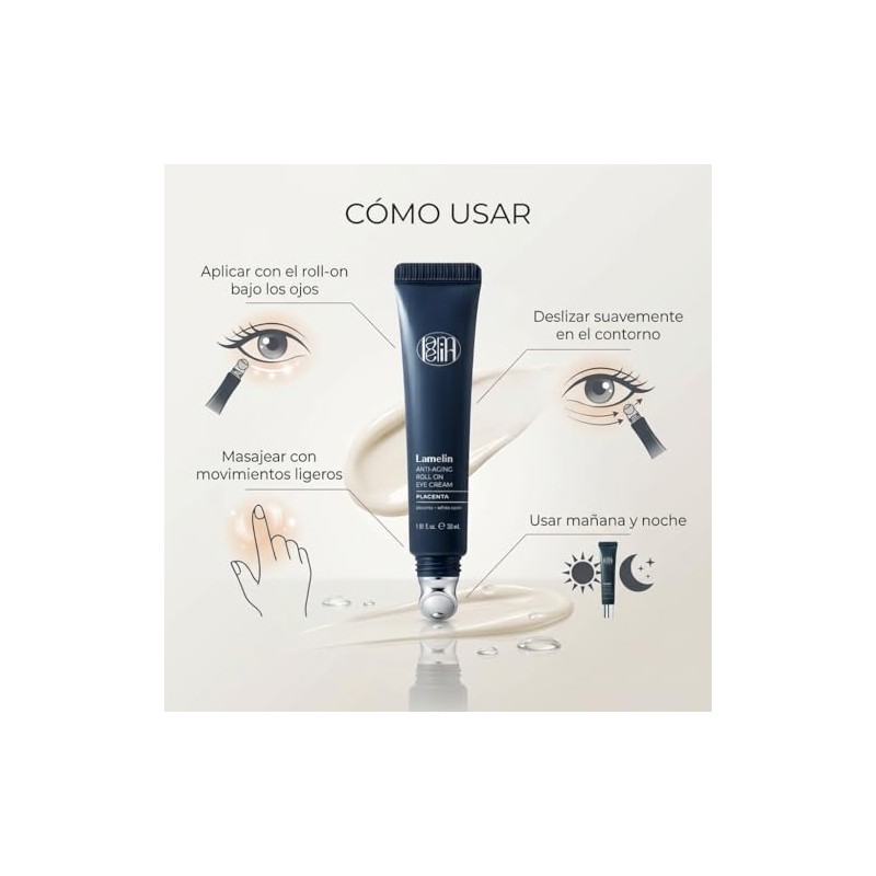 Lamelin Anti Aging Roll On Eye Cream Placenta