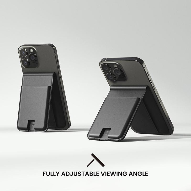 EZMO MagSafe Wallet & Phone Stand - Color: Dove Grey