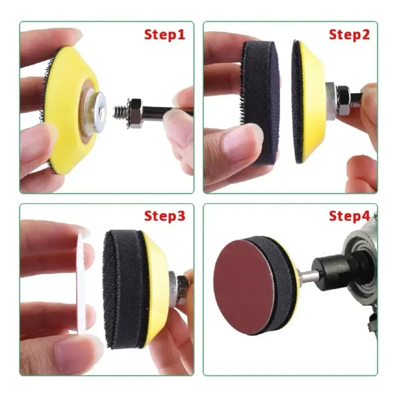 Pack de Discos de Lija Autrucker de 2" con Velcro
