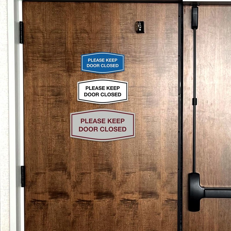 Signs ByLITA Fancy Please Keep Door Closed Sign - Security