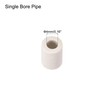 sourcing map 50pcs 4mm DMR Ceramic Tube Insulated Insulated Electronic